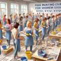 Безкоштовні курси малярів для жінок у Києві: як зареєструватися?