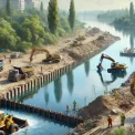 Озеро Синє у Києві відновлюють: як проходять роботи?