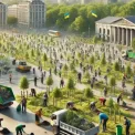 Масштабна толока в Києві: 60 локацій прибрано, тисячі дерев висаджено