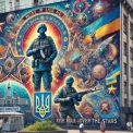 У Києві з'явився мурал на честь української розвідки: що він символізує?