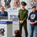 Пес Патрон погасив марки з серії «Батальйон Пухнасті» – підтримай тварин взимку