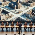 У Бородянці презентували 3D-інструмент для відбудови міста після війни