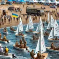 На Осокорках встановили рекорд України під час регати для ветеранів