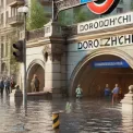 Масштабний потоп у Києві: затоплені станція метро та дороги