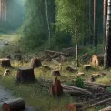 Незаконна вирубка в Чорнобильській зоні: природа під загрозою