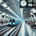 Нові табло у київському метро: точний час прибуття потягу вже скоро