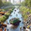 Київська річка Зариваха врятована: 80 кубометрів сміття вивезено