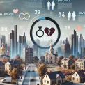Київ лідирує за кількістю шлюбів та розлучень у 2024 році