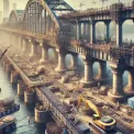 Ремонт мосту Метро в Києві: турецька компанія Onur покращує інфраструктуру