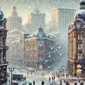 У Києві випав перший сніг: зимова атмосфера і прогноз синоптиків