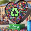 В Ірпені встановили п'яте "Екосерце": дізнайтеся, як допомогти дітям!
