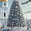 Новорічна ялинка Києва: інтерактивна, біла і з символічними прикрасами