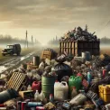 Небезпечні відходи на Київщині: правоохоронці виявили злочинне звалище