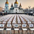 Порожні стільці в Києві: акція пам’яті та надії для ув’язнених