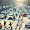 Ожеледиця в Києві: що очікувати та як убезпечити себе на дорогах