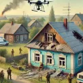 Наслідки атаки БпЛА на Київщині: пошкодження приватного будинку