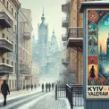 Ілюстрації до роману «Місто» прикрасили вулиці Києва: інтерактивна карта