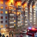 Пожежа у багатоповерхівці Києва: жінку врятували, причини з’ясовуються
