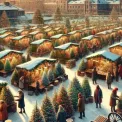 95 ялинкових ярмарків у Києві: де придбати новорічну красуню