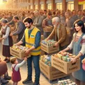 Продуктові набори для ВПО з Маріуполя у Києві: початок видачі 18 грудня