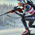 Спортсменка з Київщини виборола срібло на чемпіонаті України з біатлону