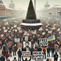 Київ підтримав військовополонених: акція "Free Azov" на Софійській площі