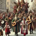 У Києві водили Маланку і збирали гроші на дрони для ГУР
