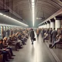 Як мешканці Києва перечікували ракетну атаку 31 грудня 2024 року в метро