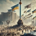 В Києві вандали пошкодили прапорці на Майдані Незалежності: що сталося?