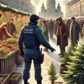 Скільки протоколів склали у Києві за незаконний продаж ялинок