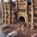 Прорив тепломережі обвалив арку історичного будинку на Жилянській