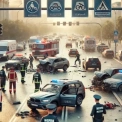 2038 ДТП на Київщині у 2024 році: статистика та основні причини аварій