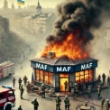 Пожежа в Києві: загорівся МАФ у центрі міста