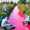 Рожеве забруднення води на Київщині: що сталося з водою?