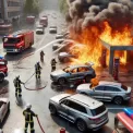 Пожежа на СТО в Києві: горіли десятки авто – ексклюзивні деталі
