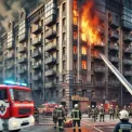 Вибуховий інцидент у Києві: фасад багатоповерхівки загорівся через витік газу