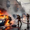 Дві автівки згоріли в Києві на вулиці Коцюбинського. Як це сталося?