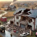 Падіння уламків російських дронів на Київщині: пошкодження в Броварському районі