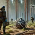 На Київщині лісник знайшов небезпечну частину російського безпілотника