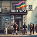 Скандал у Києві: друкарня відмовилася друкувати прапор для військових через ЛГБТ-символіку
