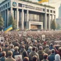 Мітинг у Києві: рідні полонених вимагають дій від Червоного Хреста