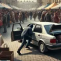 Київ: чоловік обікрав авто підприємців на ярмарку! Суд вирішить його долю