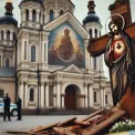 Скандал у центрі Києва: пошкоджено релігійну споруду! Хто винен?