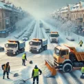 Снігопад у Києві: як комунальники очищають місто від снігу