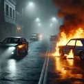 У Києві затримали п’яну жінку, яка підпалила два авто: що сталося