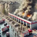 Пожежа на СТО в Соломʼянському районі: подробиці події