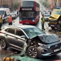 Жахлива аварія в Києві: п'яний водій спричинив потрійну ДТП