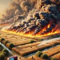 На Київщині за останню добу сталося 27 пожеж, що охопили більше 14,5 гектарів