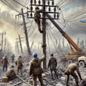 ДТЕК відновлює енергетичні мережі Київщини після атак росіян: понад 60% мереж відновлено