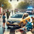 У Києві авто наїхало на 8-річну дівчинку, що раптово вибігла на дорогу